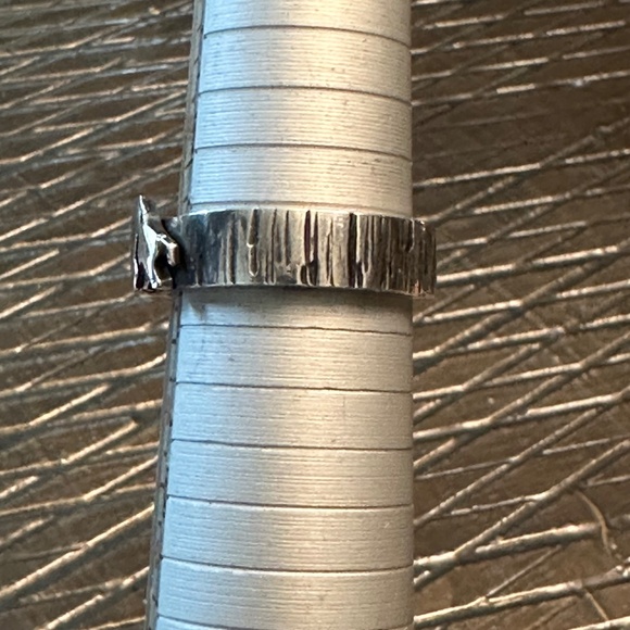 Sterling Buffalo ring 11 - Picture 4 of 7